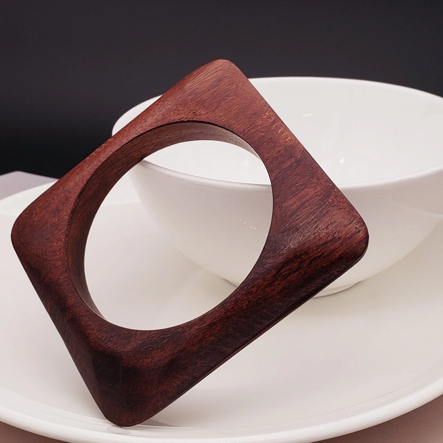 Square Wooden Bangles