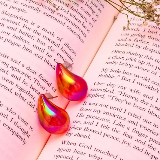 Aurora Pink Teardrops