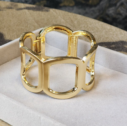 Bold Grid Kada - 18K Gold Plated