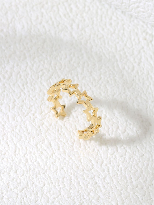 Stars Ring - 18k Gold Plated Anti-Tarnish