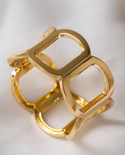 Bold Grid Kada - 18K Gold Plated