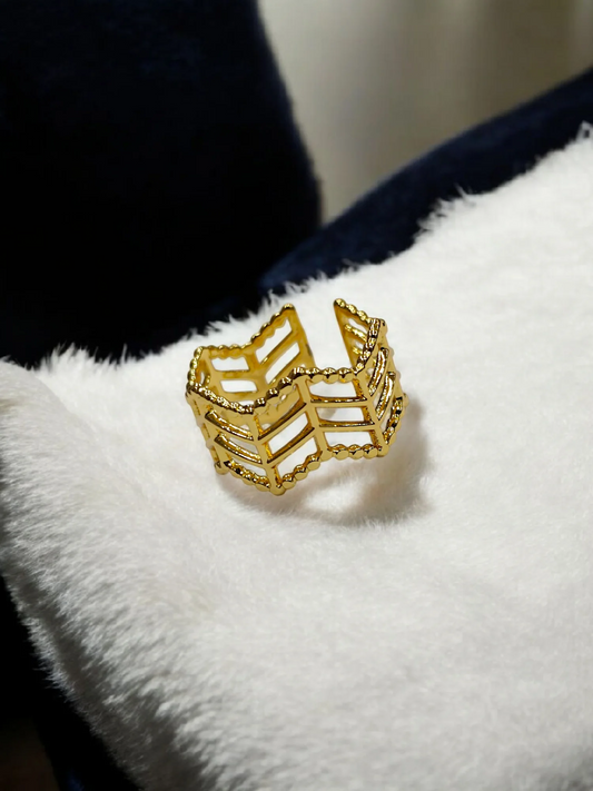 Four Layer Ring - Gold Plated Anti-Tarnish