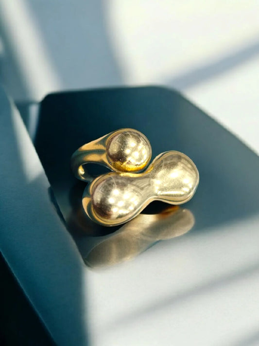 Big Chunky Ring - Gold Plated Anti-Tarnish