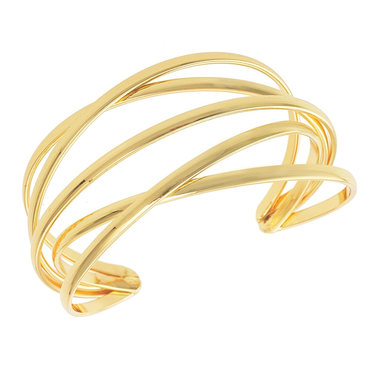Golden Bended Kada - Gold Plated