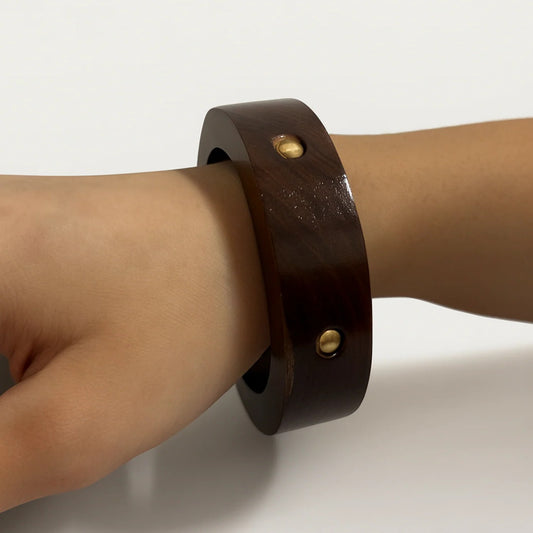Dot Wooden Bangles