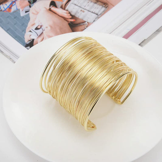 Multi Wired Kada - Gold Plated