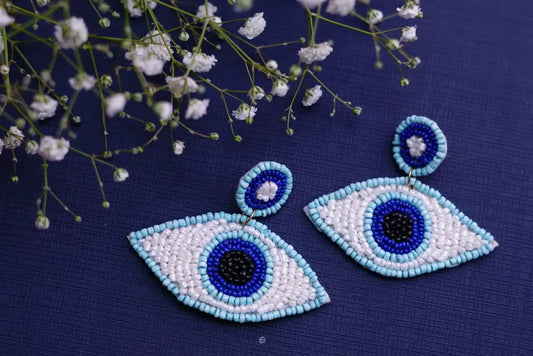 Handmade Evil Eye Earrings