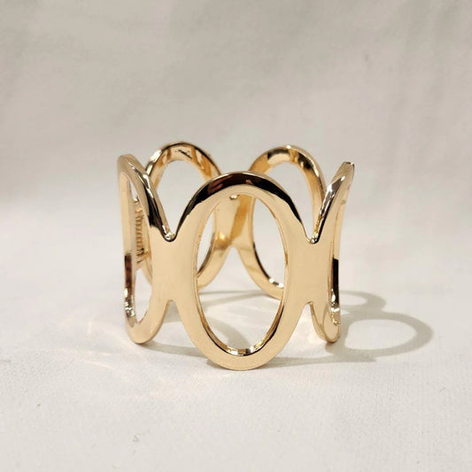Oval Link Matt Kada - 18k Gold Plated | Anti - Tarnish