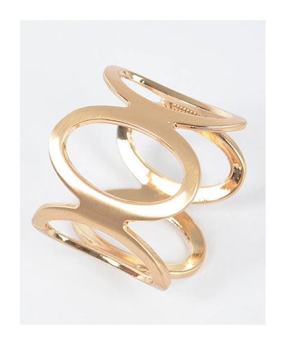 Oval Link Matt Kada - 18k Gold Plated | Anti - Tarnish