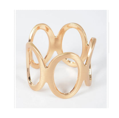 Oval Link Matt Kada - 18k Gold Plated | Anti - Tarnish