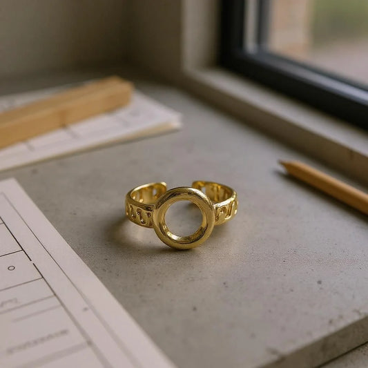 Circle Ring - Gold Plated Anti-Tarnish
