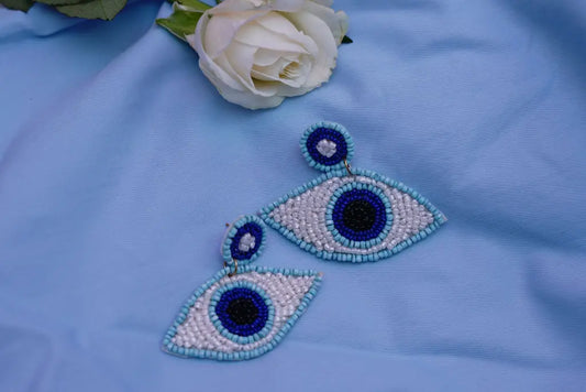 Handmade Evil Eye Earrings