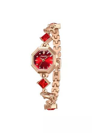 Red Diamond Anti - Tarnish Wrist Watch