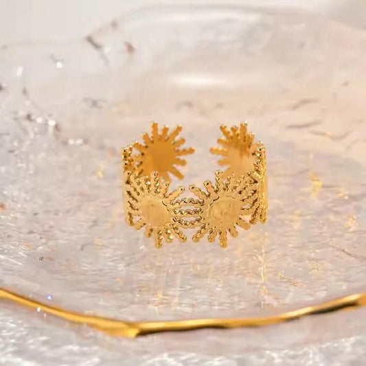 Sunny Ring - Gold Plated Anti-Tarnish